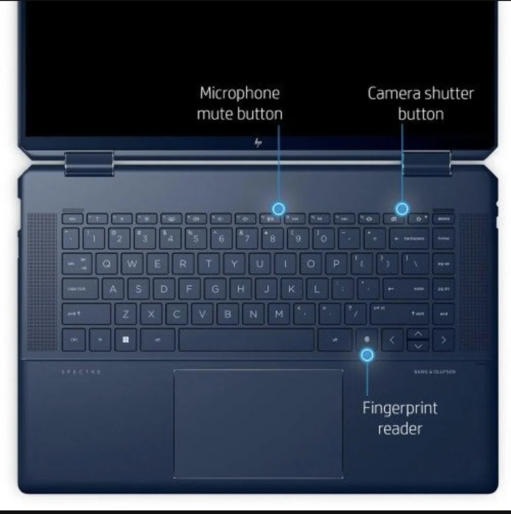 HP-Spectre 2-in-1 16" 3K+Touch-Screen Laptop-Intel Ev-Core i7-16GB Memory 512 GB - Picture 11 of 13